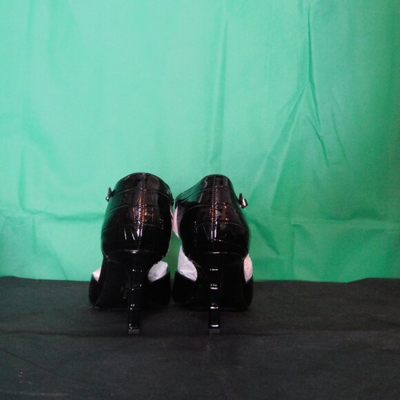 11.5 SIZE Anne Klein Womens Rosalind Adjustable Patent Ankle - Picture 3 of 4